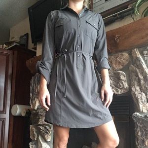 Eddie Bauer Departure Long-Sleeve Shirt Dress